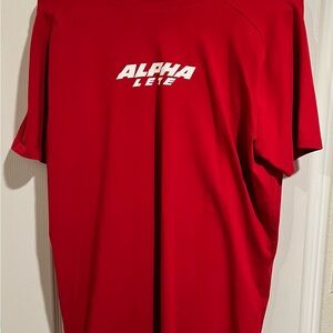 Alphalete Bold Red Short Sleeve Tee